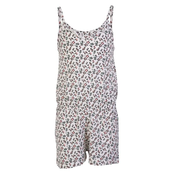 Crossbow pige sommer jumpsuit shorts/stroptop. - Hvid - Størrelse 110/116